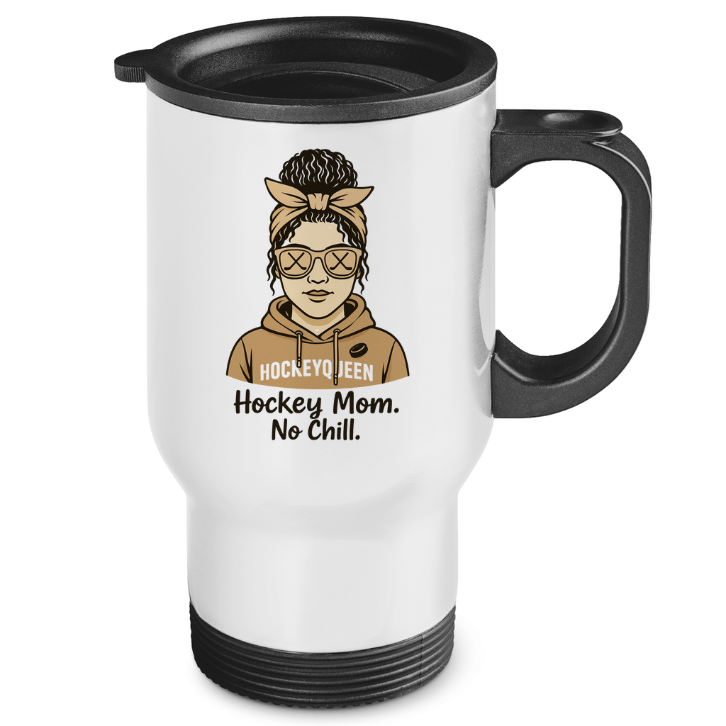 Edelstahl-Thermobecher HOCKEY MOM - NO CHILL