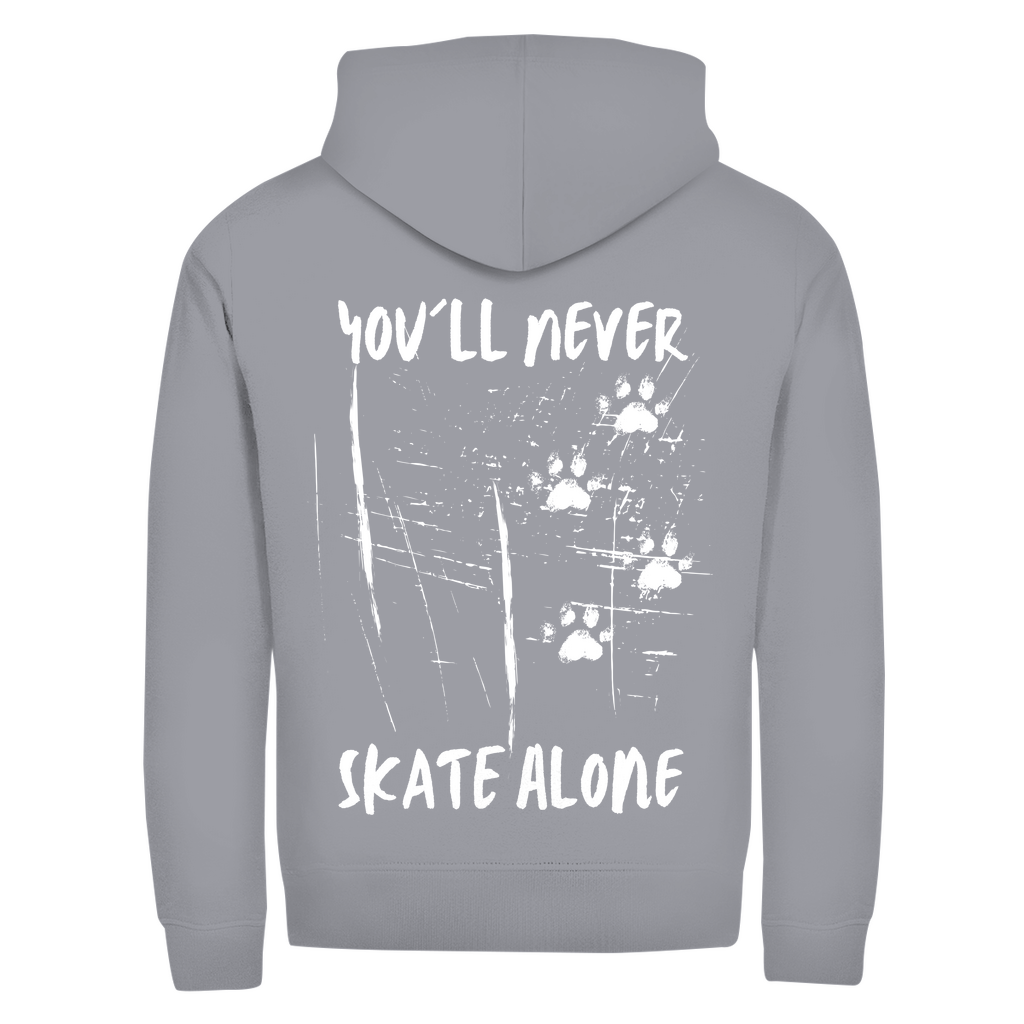 Unisex Zipper NEVER SKATE ALONE (back)
