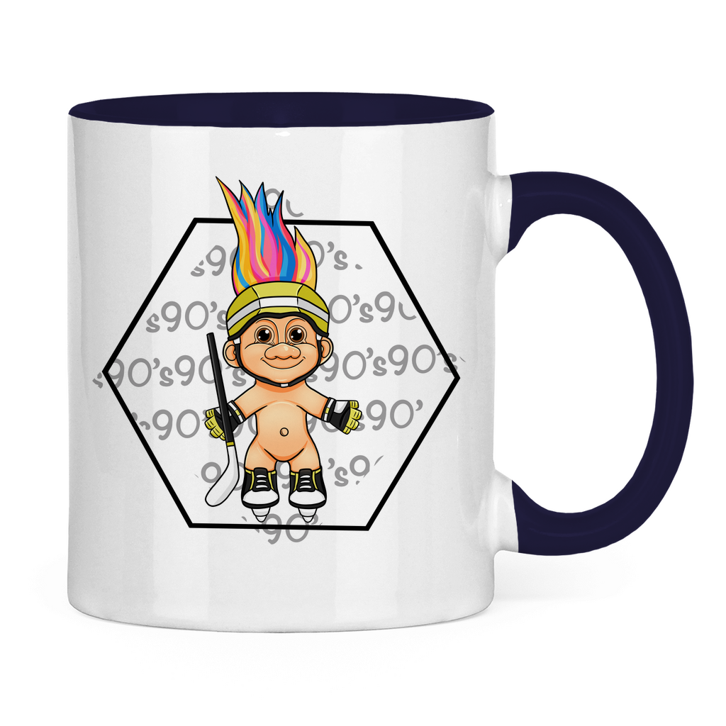 Tasse zweifarbig HOCKEYTROLL