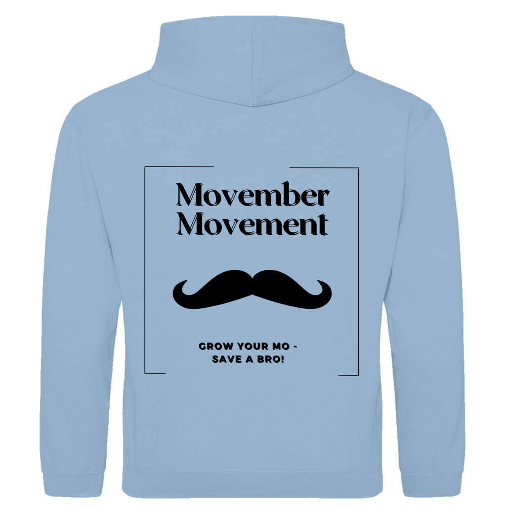 Unisex Hoodie MOVEMBER MOVEMENT (back)