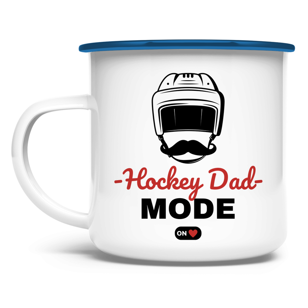 Emaille Tasse HOCKEYDAD MODE