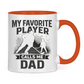 Tasse zweifarbig HOCKEYDAD FAVORITE PLAYER