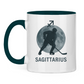 Tasse zweifarbig STERNZEICHEN SAGITTARIUS / SCHÜTZE