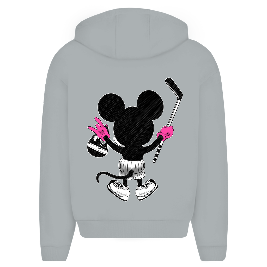 Oversize Zipper HOCKEYMOUSE PINK (back)