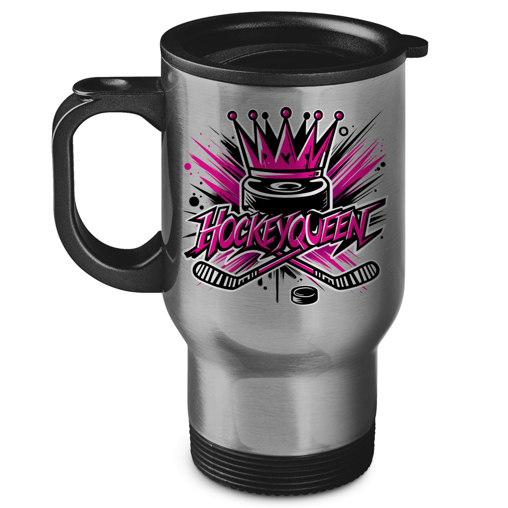 Edelstahl-Thermobecher HOCKEYQUEEN