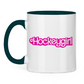 Tasse zweifarbig HOCKEYGIRL SCHRIFT