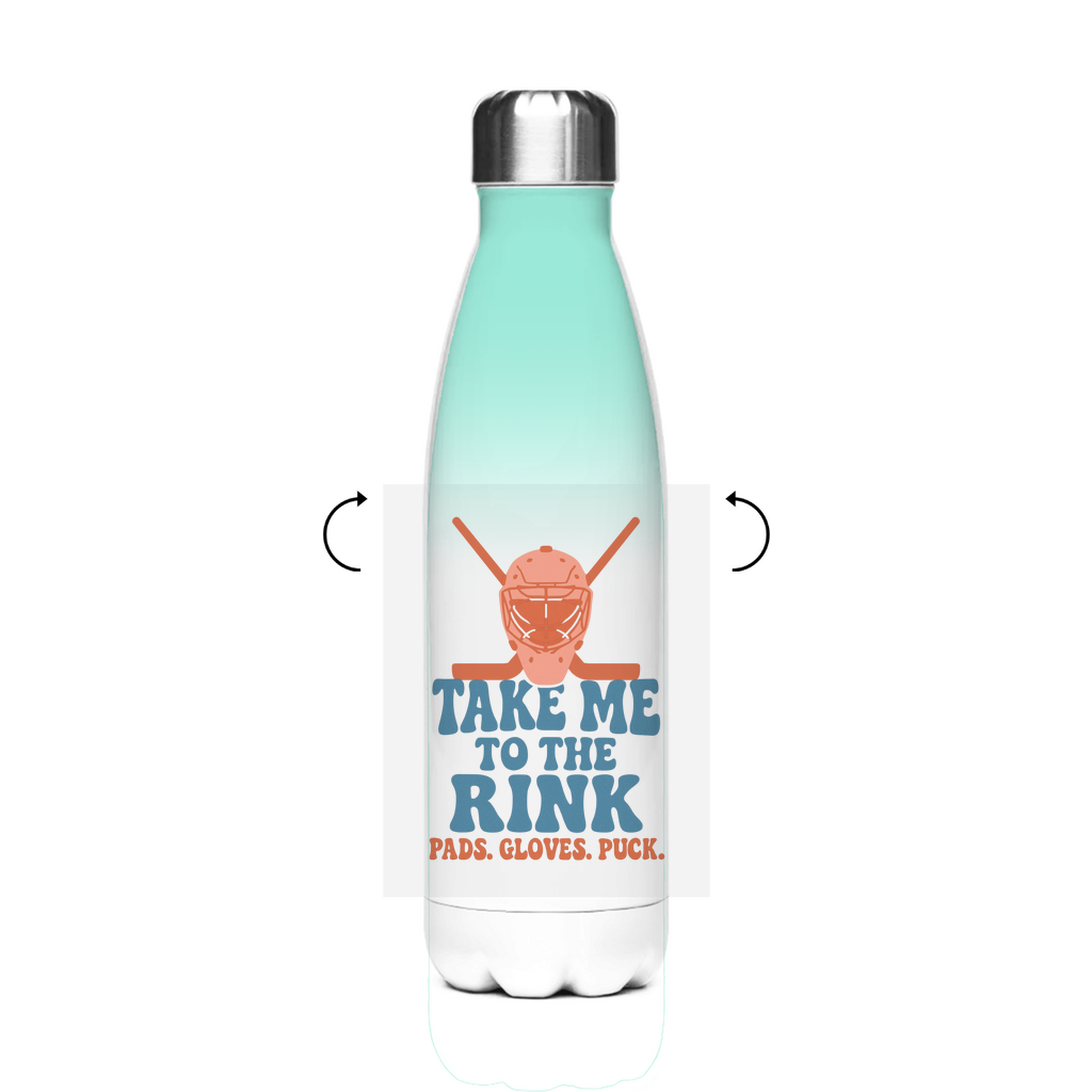 Edelstahl-Thermoflasche TAKE ME TO THE RINK GOALIE