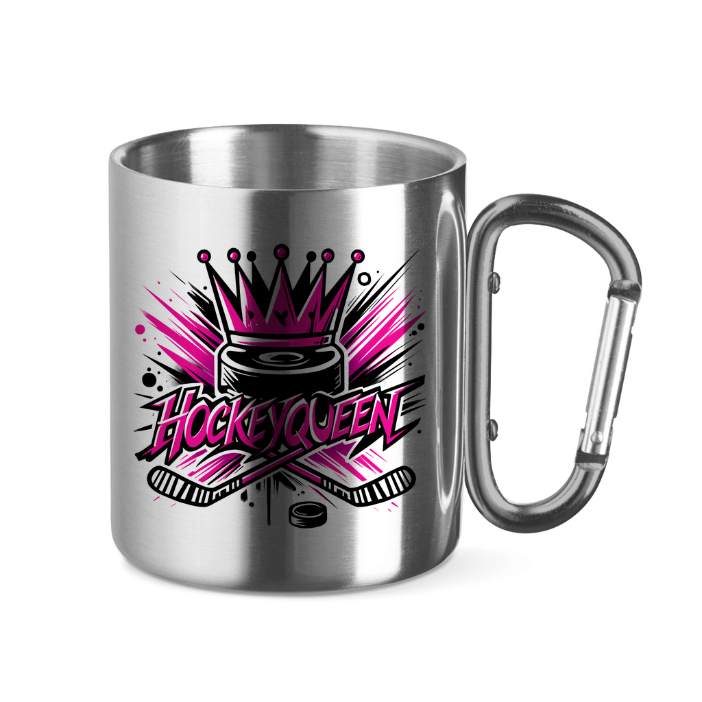 Edelstahltasse HOCKEYQUEEN