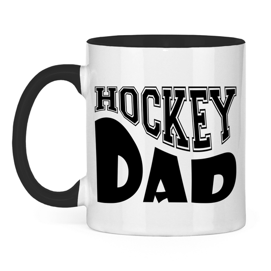 Tasse zweifarbig HOCKEYDAD WAVE