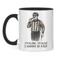 Tasse zweifarbig WANNA BE A REF