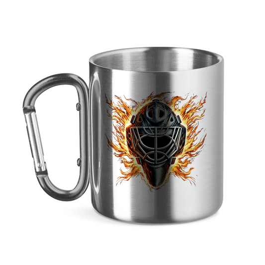 Edelstahltasse BURNING MASK