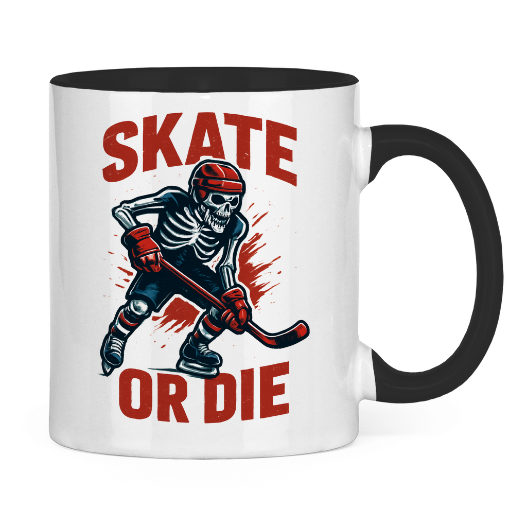Tasse zweifarbig HALLOWEEN SKATE OR DIE