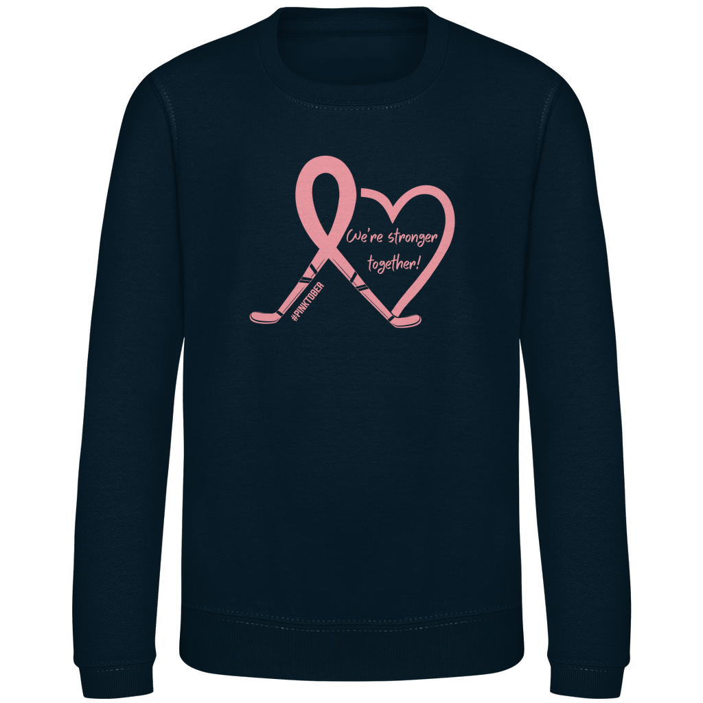 Kids Sweatshirt PINKTOBER STRONGER TOGETHER
