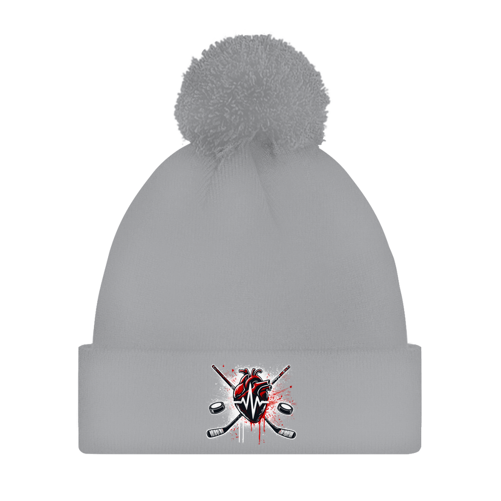 Bommelmütze HOCKEY HEARTBEAT