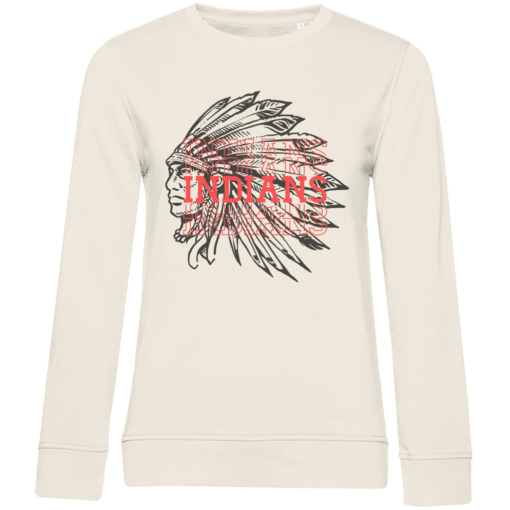 Ladies Sweatshirt INDIANS HEAD