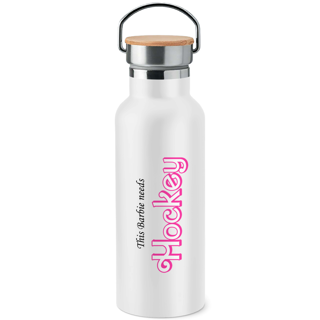 Edelstahl-Trinkflasche BARBIE NEEDS HOCKEY