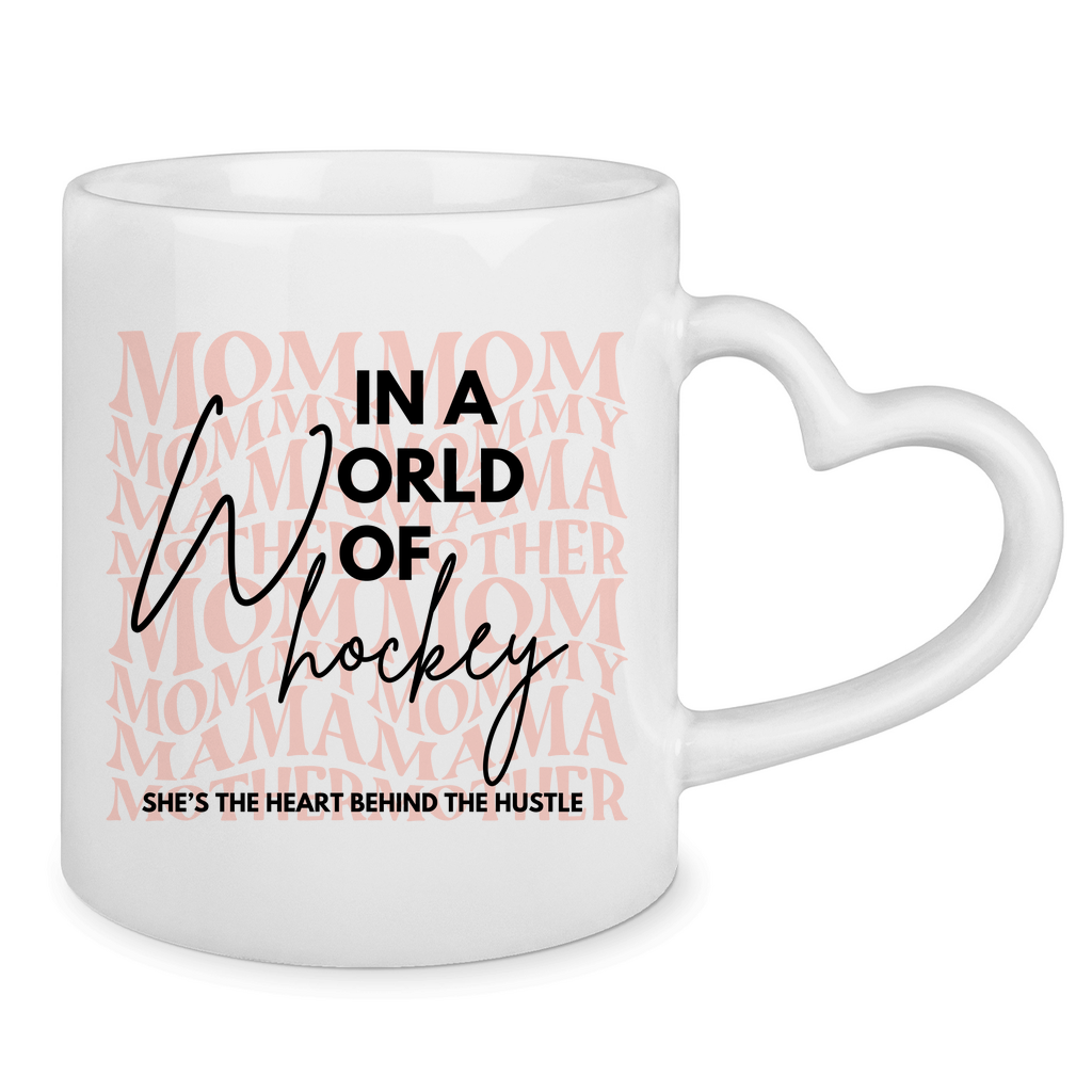 Tasse mit Herzhenkel WORLD OF HOCKEY - MOM