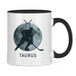 Tasse zweifarbig STERNZEICHEN TAURUS / STIER