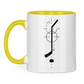 Tasse zweifarbig HOCKEYSTICK MODERN