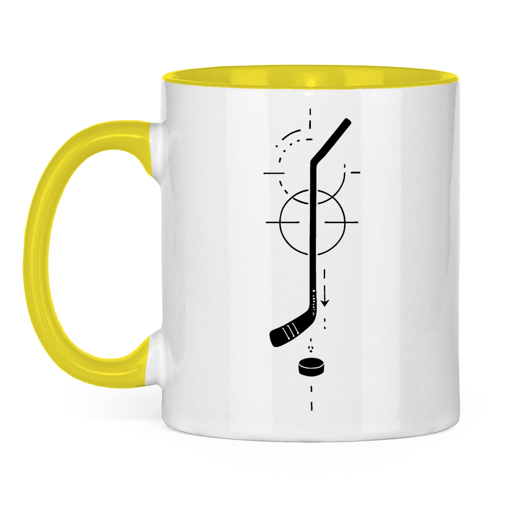 Tasse zweifarbig HOCKEYSTICK MODERN
