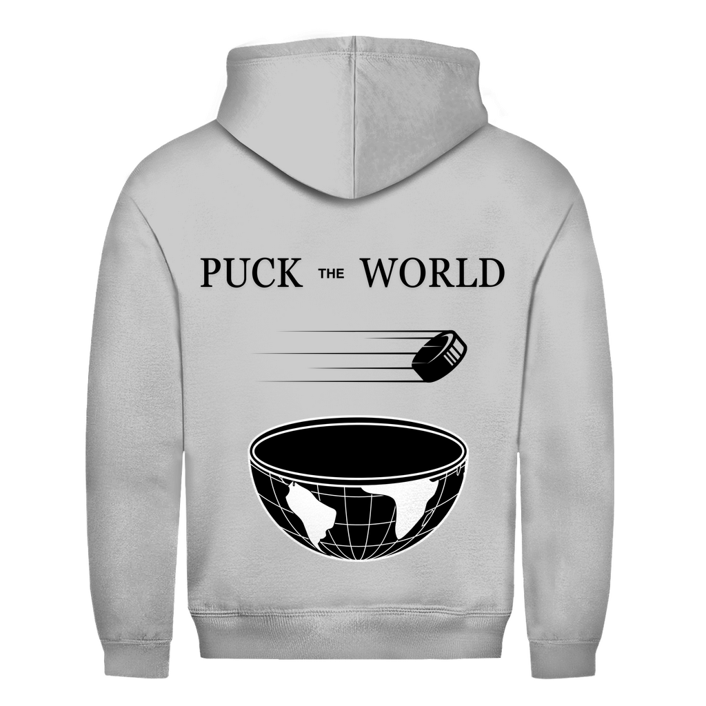 Unisex Hoodie PUCK THE WORLD (front&back)