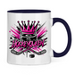 Tasse zweifarbig HIS HOCKEYQUEEN