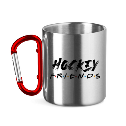 Edelstahltasse mit Karabinergriff HOCKEY FRIENDS (FRIENDS EDT.)