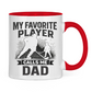 Tasse zweifarbig HOCKEYDAD FAVORITE PLAYER