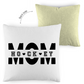 Kopfkissen zweifarbig HOCKEYMOM
