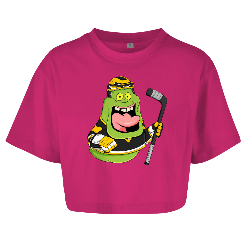 Ladies Crop Top HOCKEY SLIMER