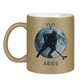 Glitzertasse STERNZEICHEN ARIES / WIDDER