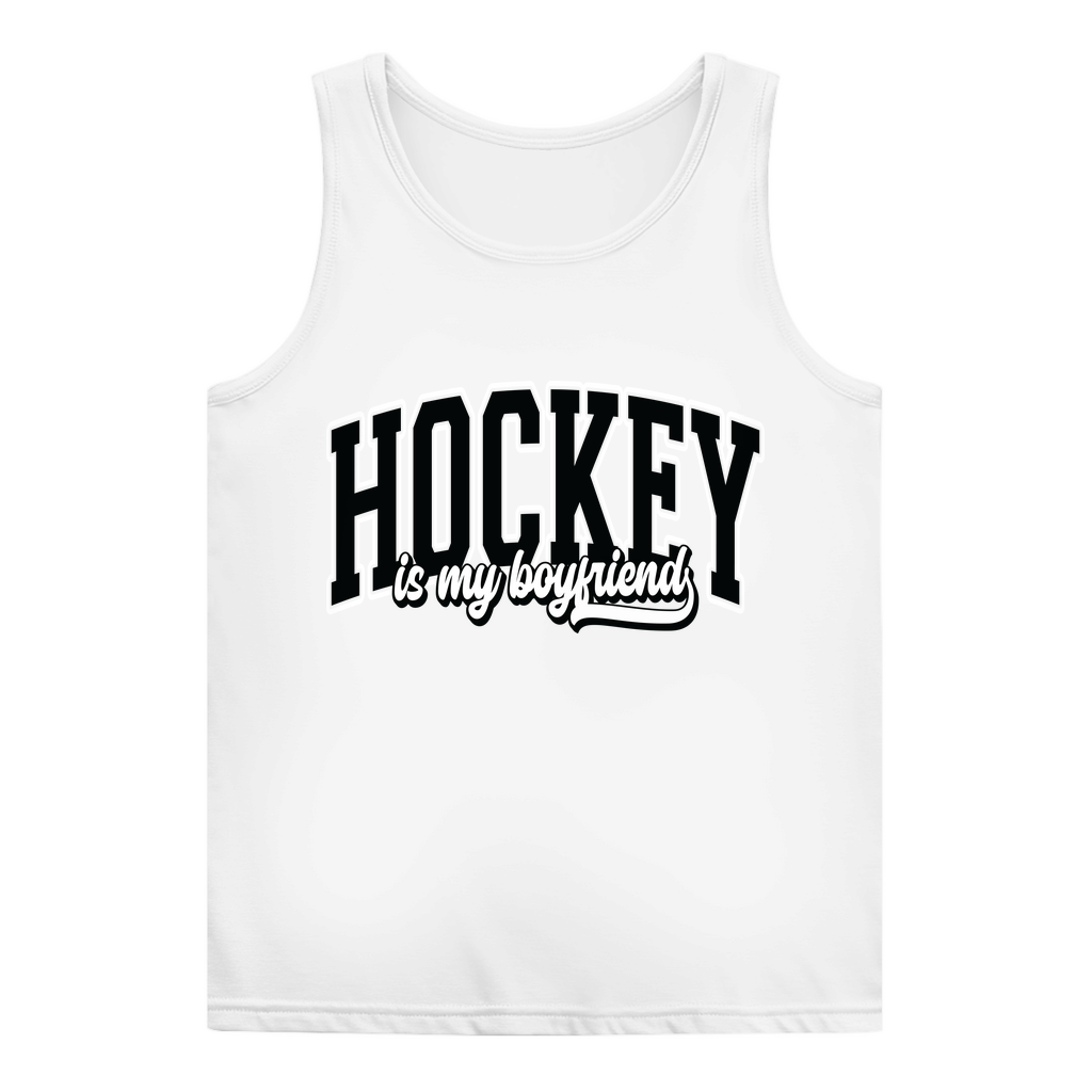 Ladies Tank Top HOCKEY IS MY BOYFRIEND