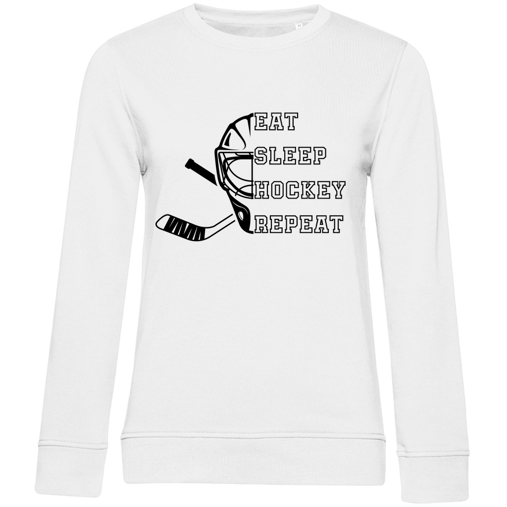 Ladies Sweatshirt EAT, SLEEP GOALIE