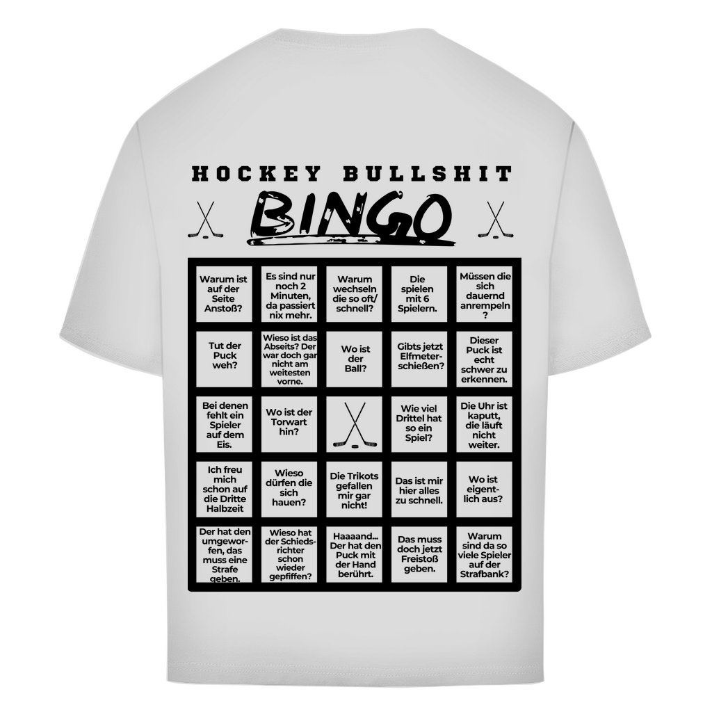 Oversize T-Shirt BULLSHIT BINGO (back)