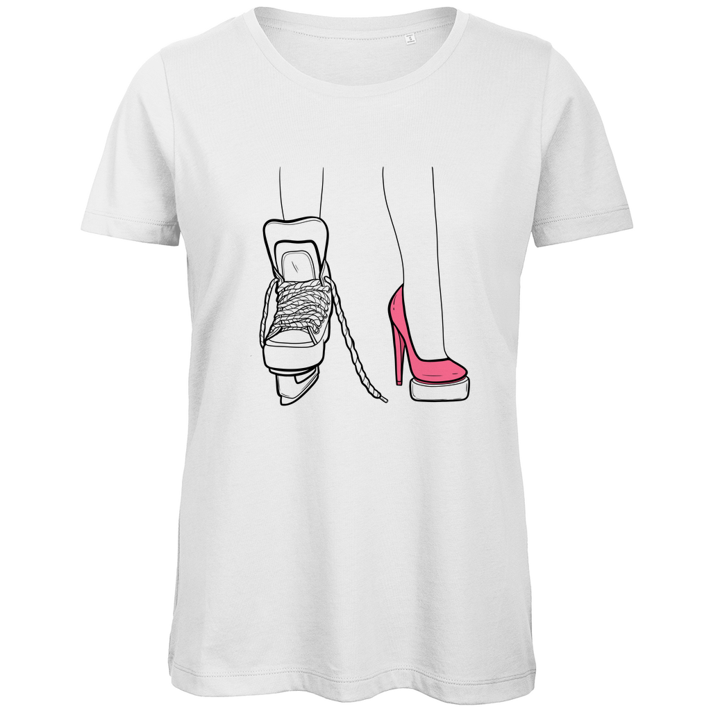 Ladies T-Shirt SKATES & HEELS