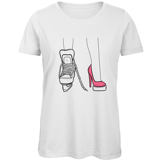 Ladies T-Shirt SKATES & HEELS