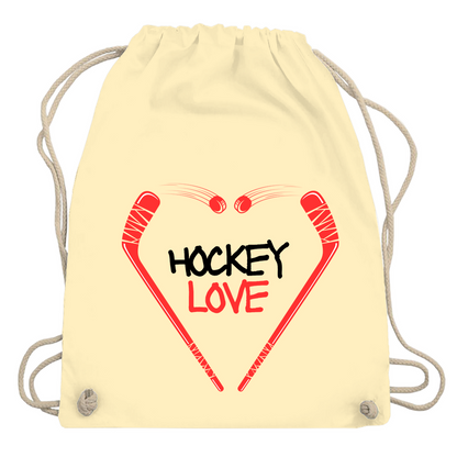 Turnbeutel HOCKEYLOVE STICKHEART