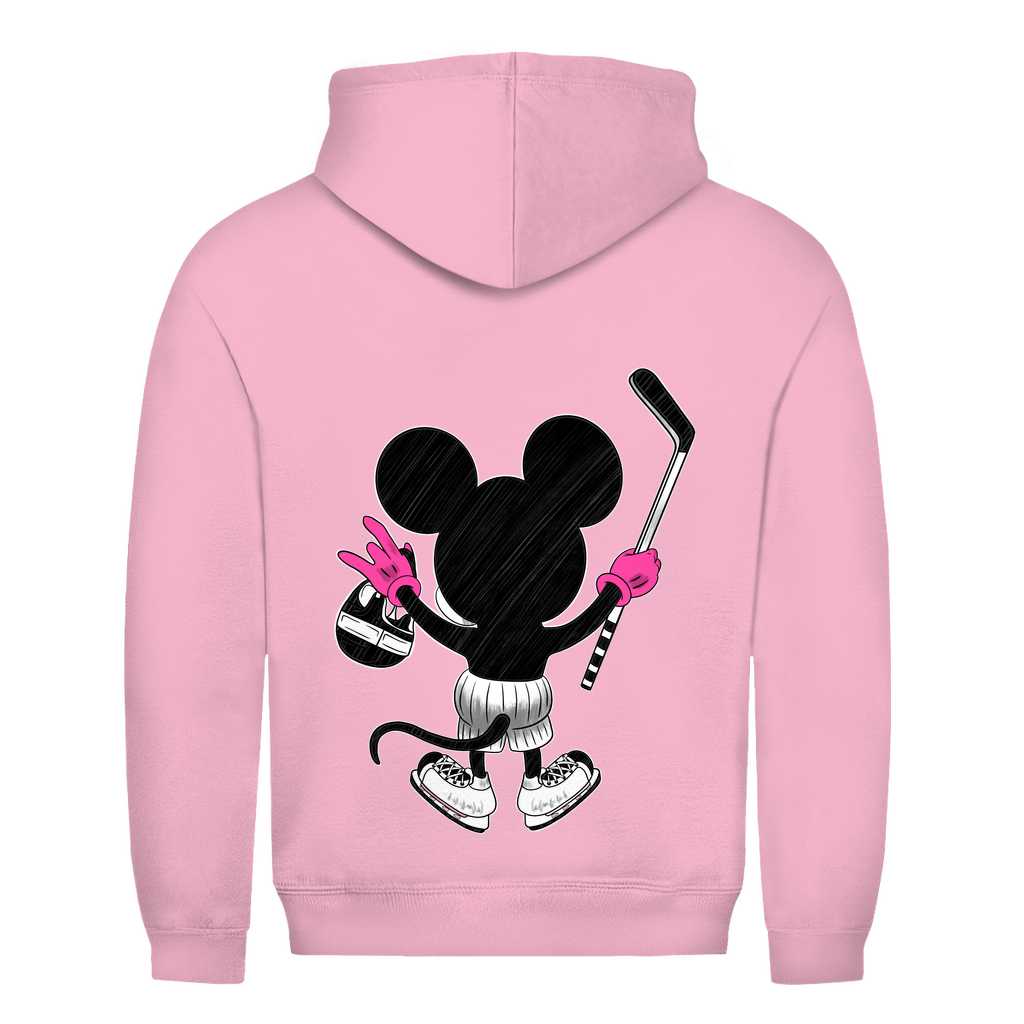 Hoodie HOCKEYMOUSE PINK (back)