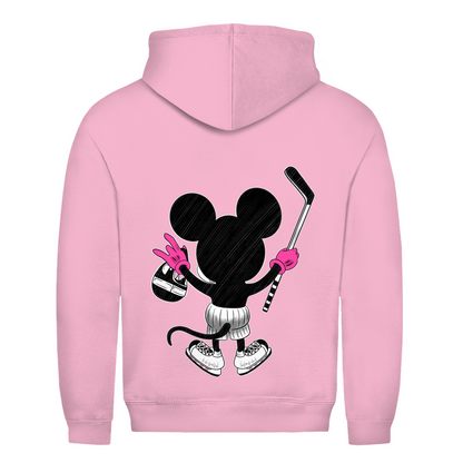 Hoodie HOCKEYMOUSE PINK (back)