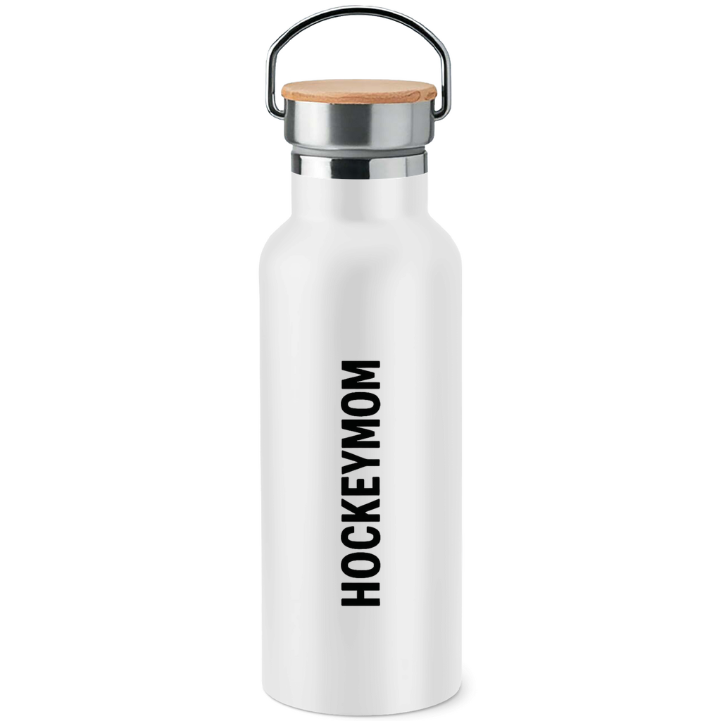 Edelstahl-Trinkflasche HOCKEYMOM BRAIN