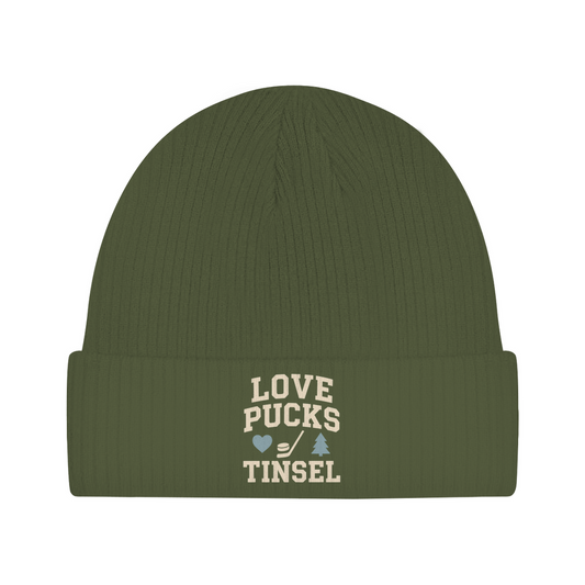 Beanie LOVE, PUCKS & TINSEL