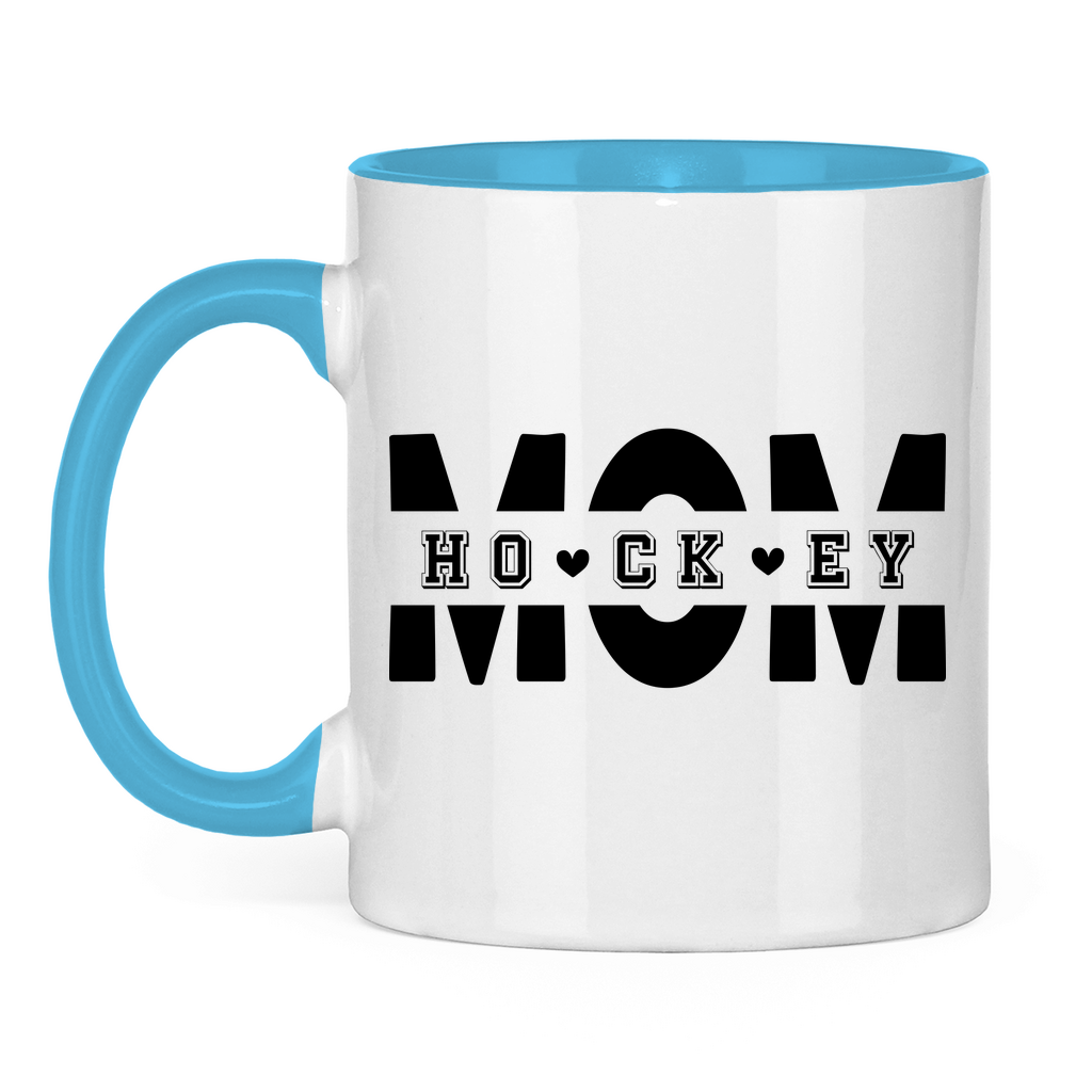 Tasse zweifarbig HOCKEYMOM