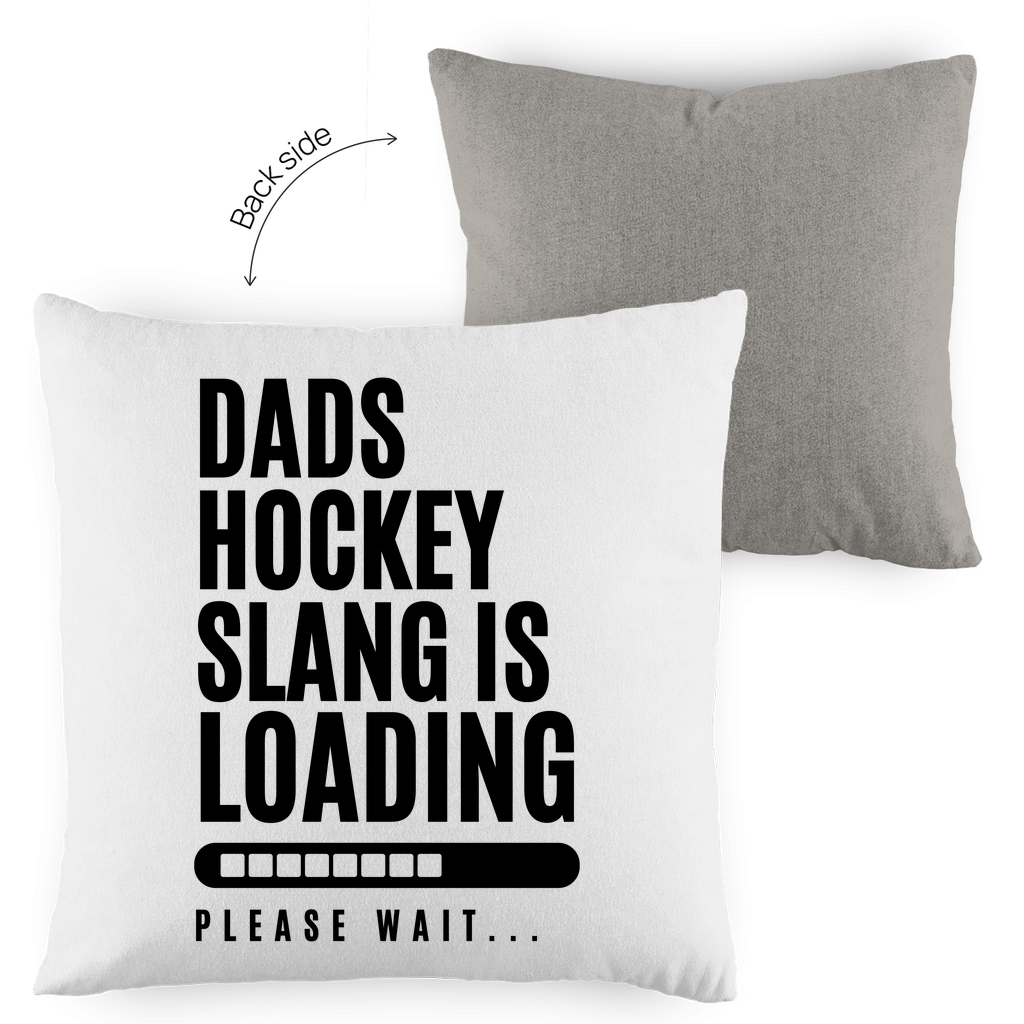 Kopfkissen zweifarbig HOCKEYDADS SLOGAN