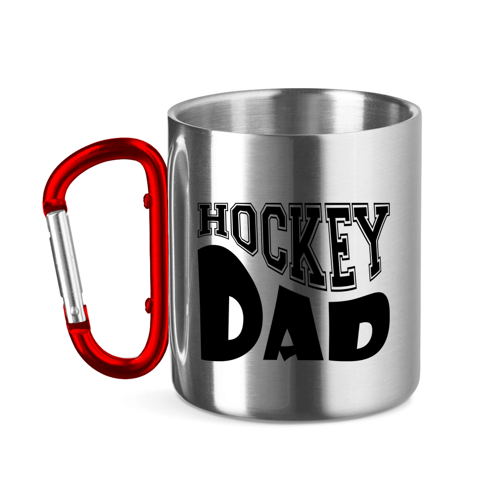 Edelstahltasse HOCKEYDAD WAVE