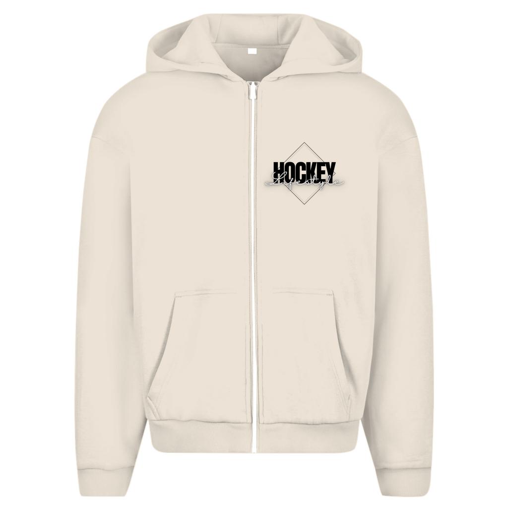 Oversize Zipper HOCKEY LIFESTYLE (front&back)