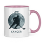 Tasse zweifarbig STERNZEICHEN CANCER / KREBS