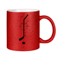 Glitzertasse HOCKEYSTICK MODERN