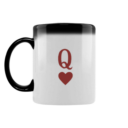 Zaubertasse HOCKEY HERZKÖNIGIN