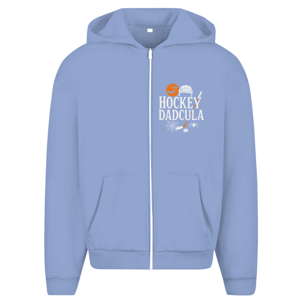 Oversize Zipper HALLOWEEN HOCKEY DADCULAR (front&back)