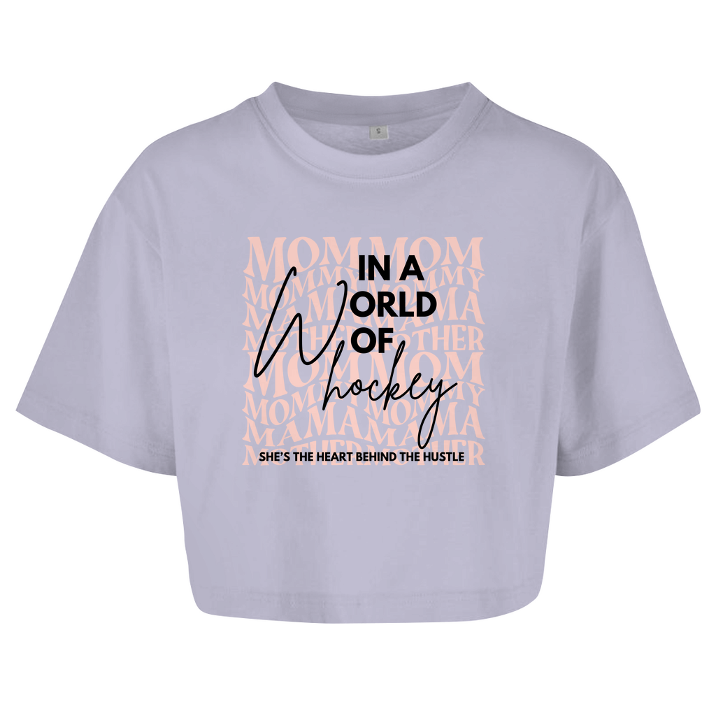 Ladies Crop Top WORLD OF HOCKEY - MOM